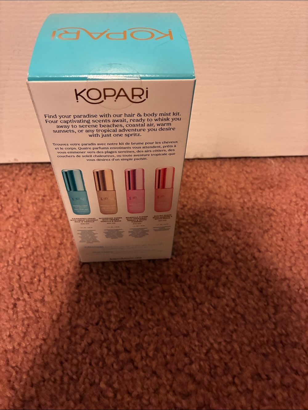 Kopari Hair & Body Mist Kit, 4 fragrances - Picture 2 of 3